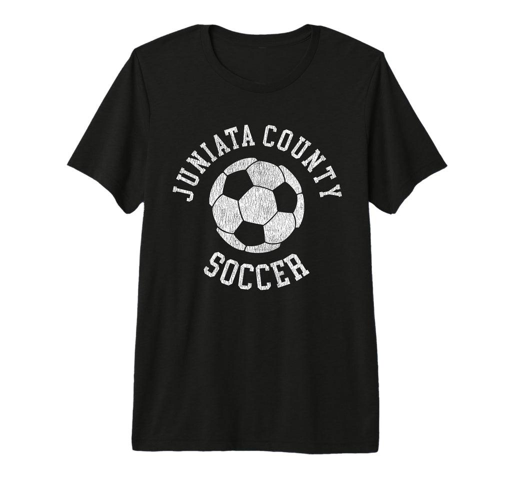 Juniata County Soccer Distressed 90S T-Shirt - Streetwear Style Men Women - T-Shirt, Sweatshirt, Hoodie