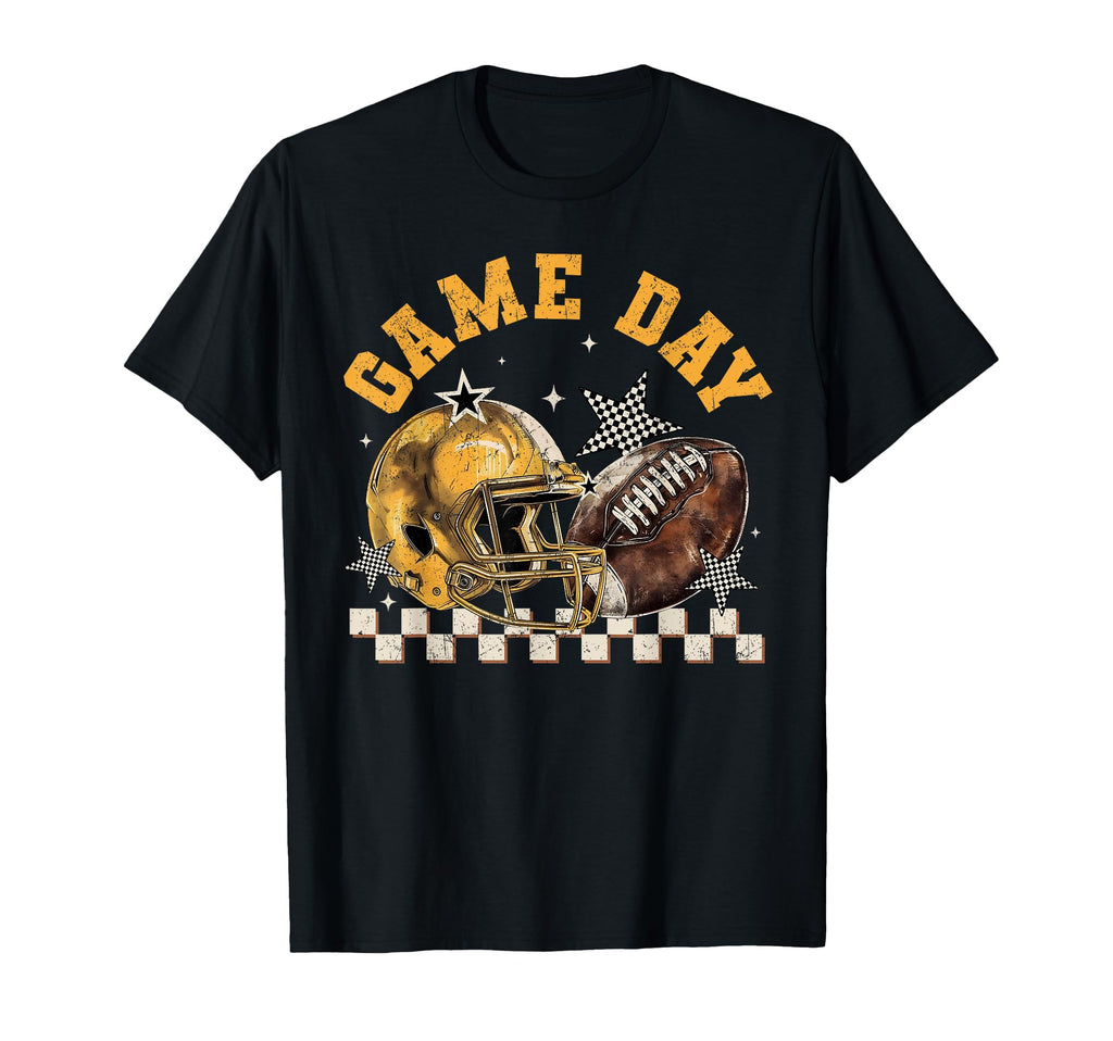 Checkered Yellow Game Day 2025 T-Shirt - Custom Art Print for Adults - T-Shirt, Sweatshirt, Hoodie
