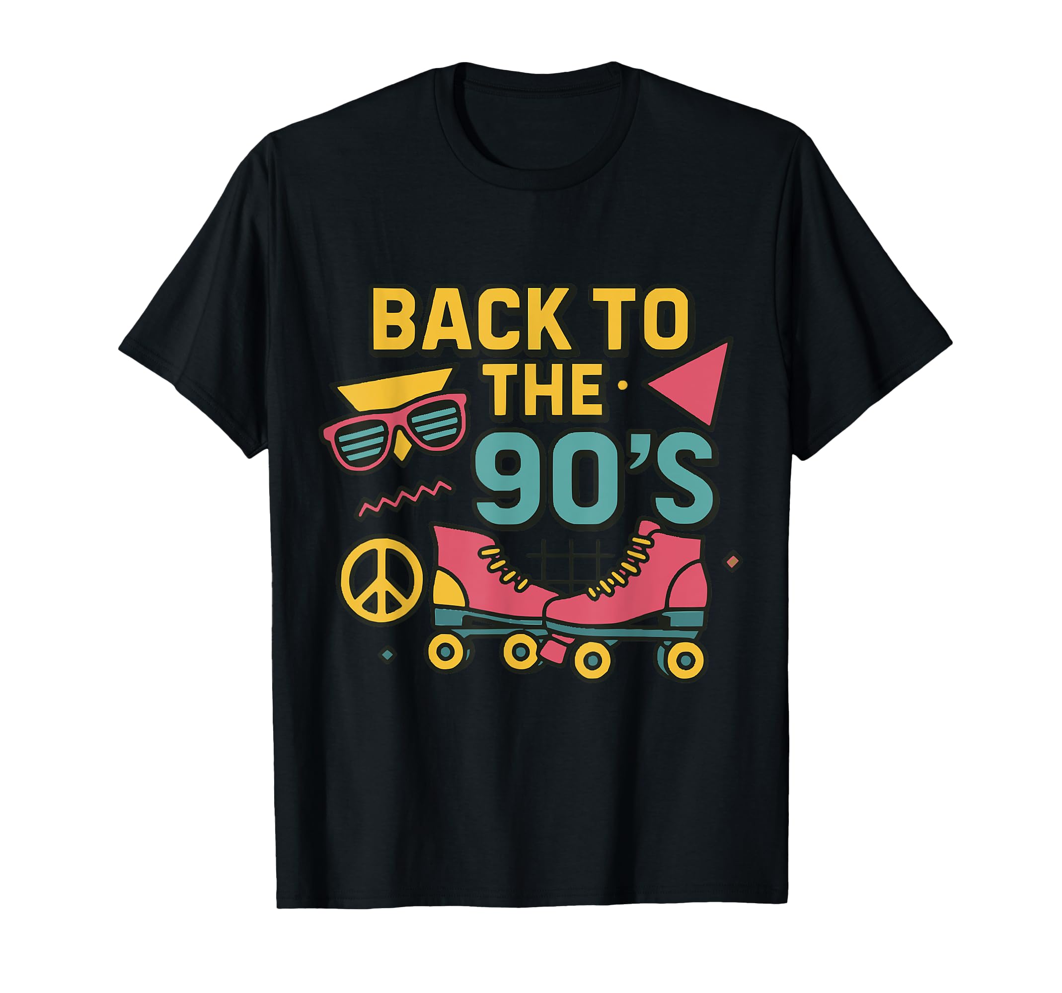Back To 90S Roller Skates Vibes T-Shirt - Trendy Graphic Unisex - T-Shirt, Sweatshirt, Hoodie