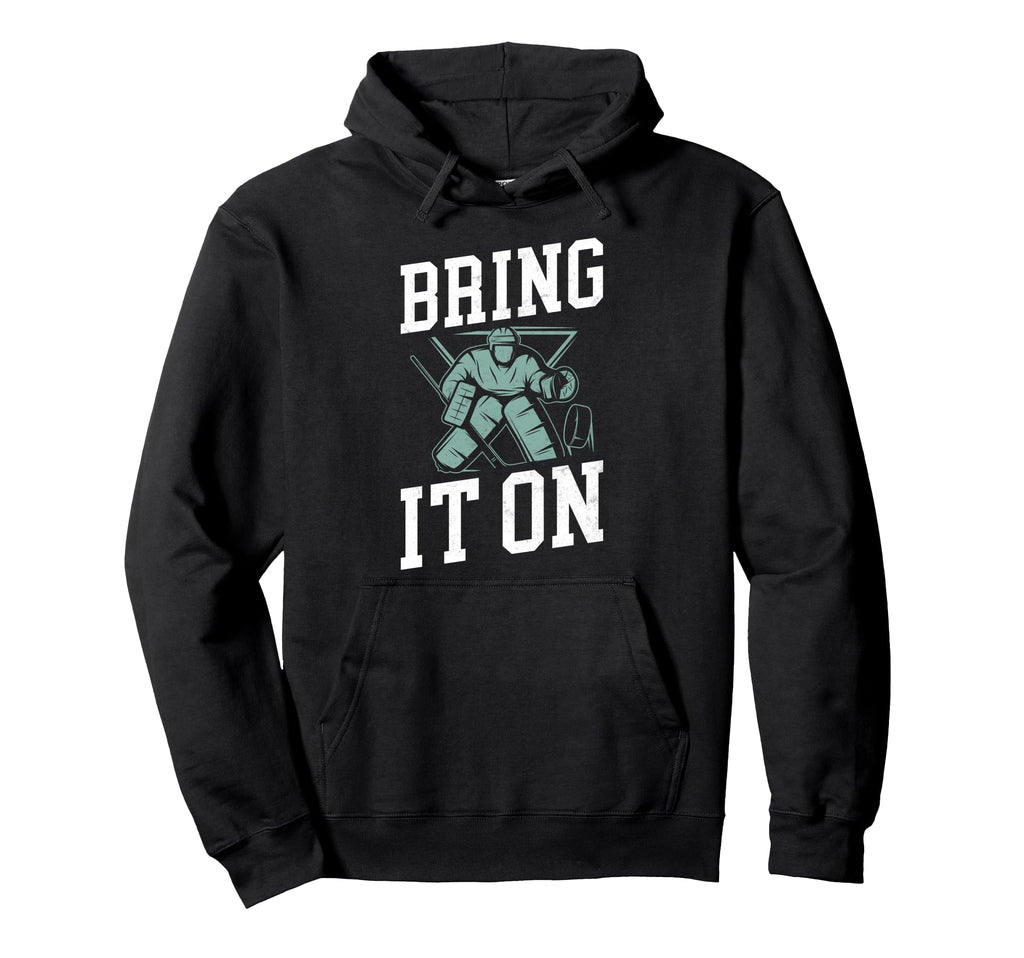 Ice Hockey Goalie Goalkeeper Hoodie - Aesthetic Graphic Unisex - T-Shirt, Sweatshirt, Hoodie