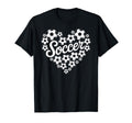 Soccer Heart T-Shirt - Minimalist Print Unisex - T-Shirt, Sweatshirt, Hoodie