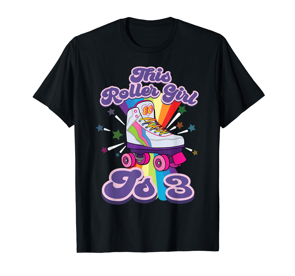 Roller Skating 3 Year Old 3Rd T-Shirt - Fun Novelty Design Men Women - T-Shirt, Sweatshirt, Hoodie