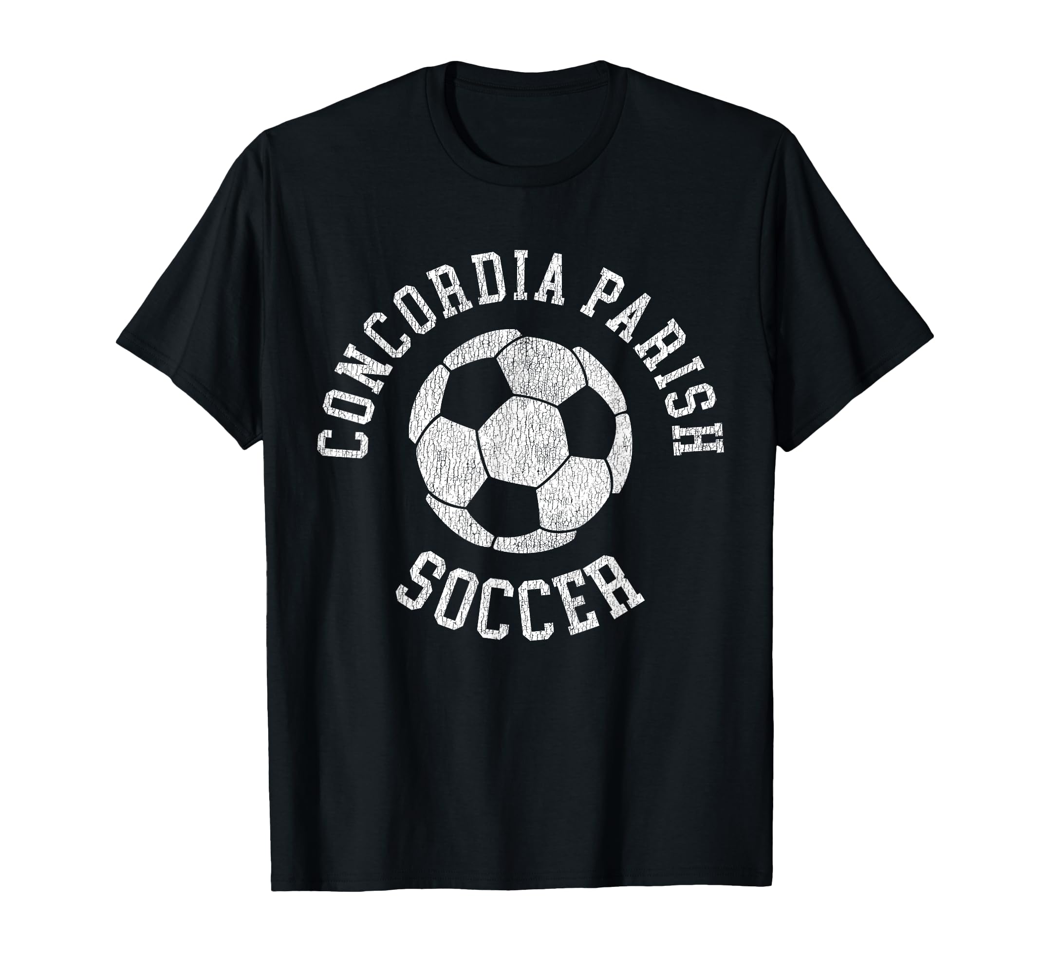 Concordia Parish Soccer Distressed T-Shirt - Aesthetic Graphic Men Women - T-Shirt, Sweatshirt, Hoodie