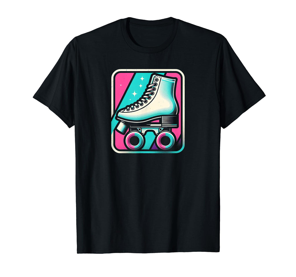 Minimalistic Roller Skate T-Shirt - Custom Art Print Men Women - T-Shirt, Sweatshirt, Hoodie