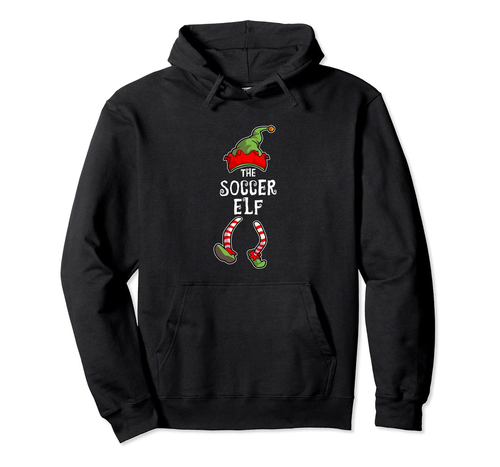 Soccer Elf Family Matching Group Funny Hoodie - Streetwear Style Unisex - T-Shirt, Sweatshirt, Hoodie