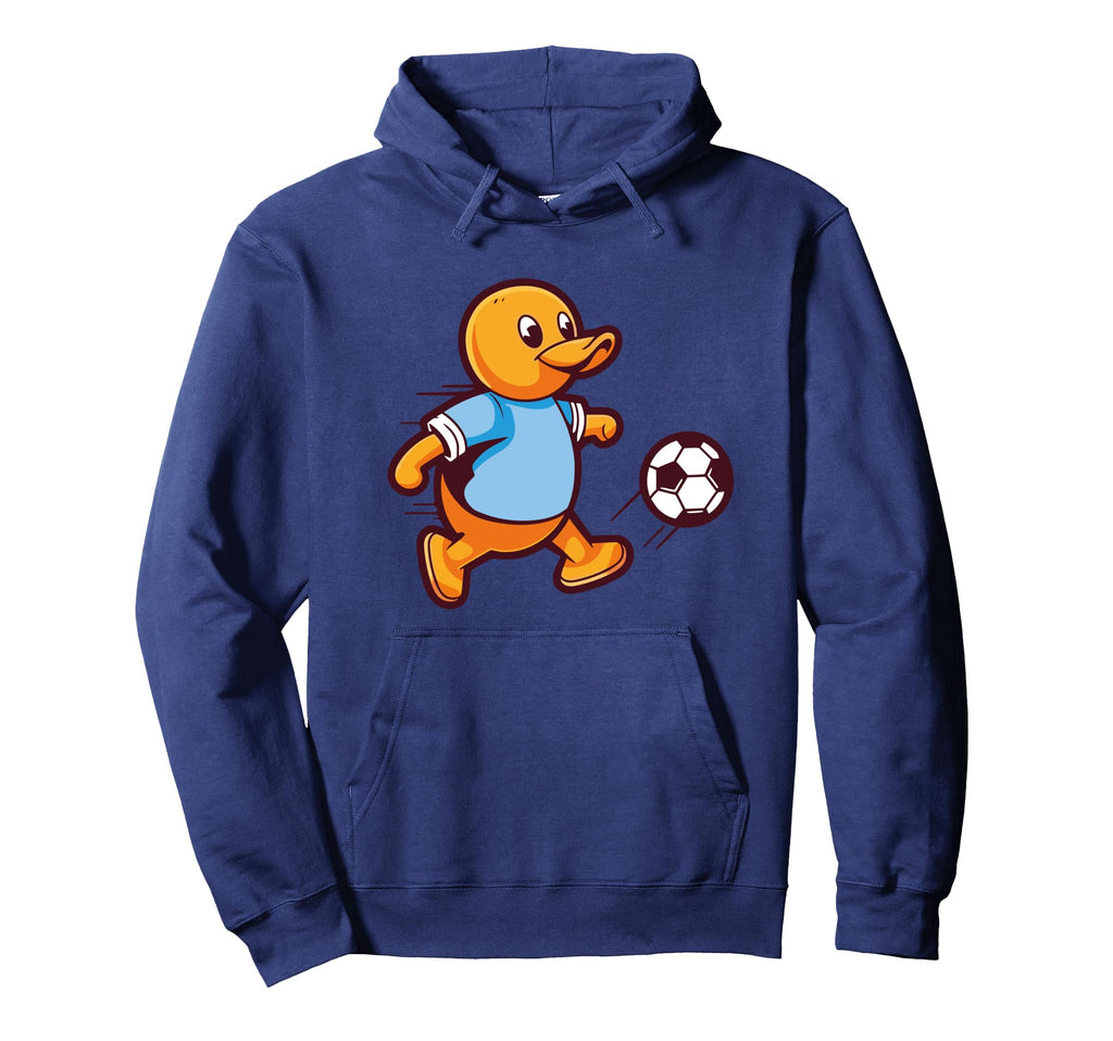 Rubber Duck Soccer Hoodie - Trendy Graphic for Adults - T-Shirt, Sweatshirt, Hoodie