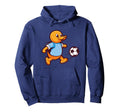 Rubber Duck Soccer Hoodie - Trendy Graphic for Adults - T-Shirt, Sweatshirt, Hoodie