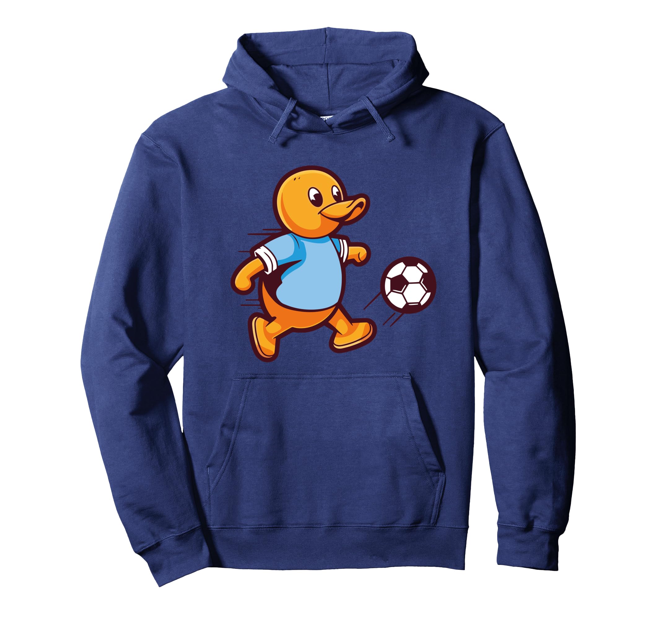 Rubber Duck Soccer Hoodie - Trendy Graphic for Adults - T-Shirt, Sweatshirt, Hoodie