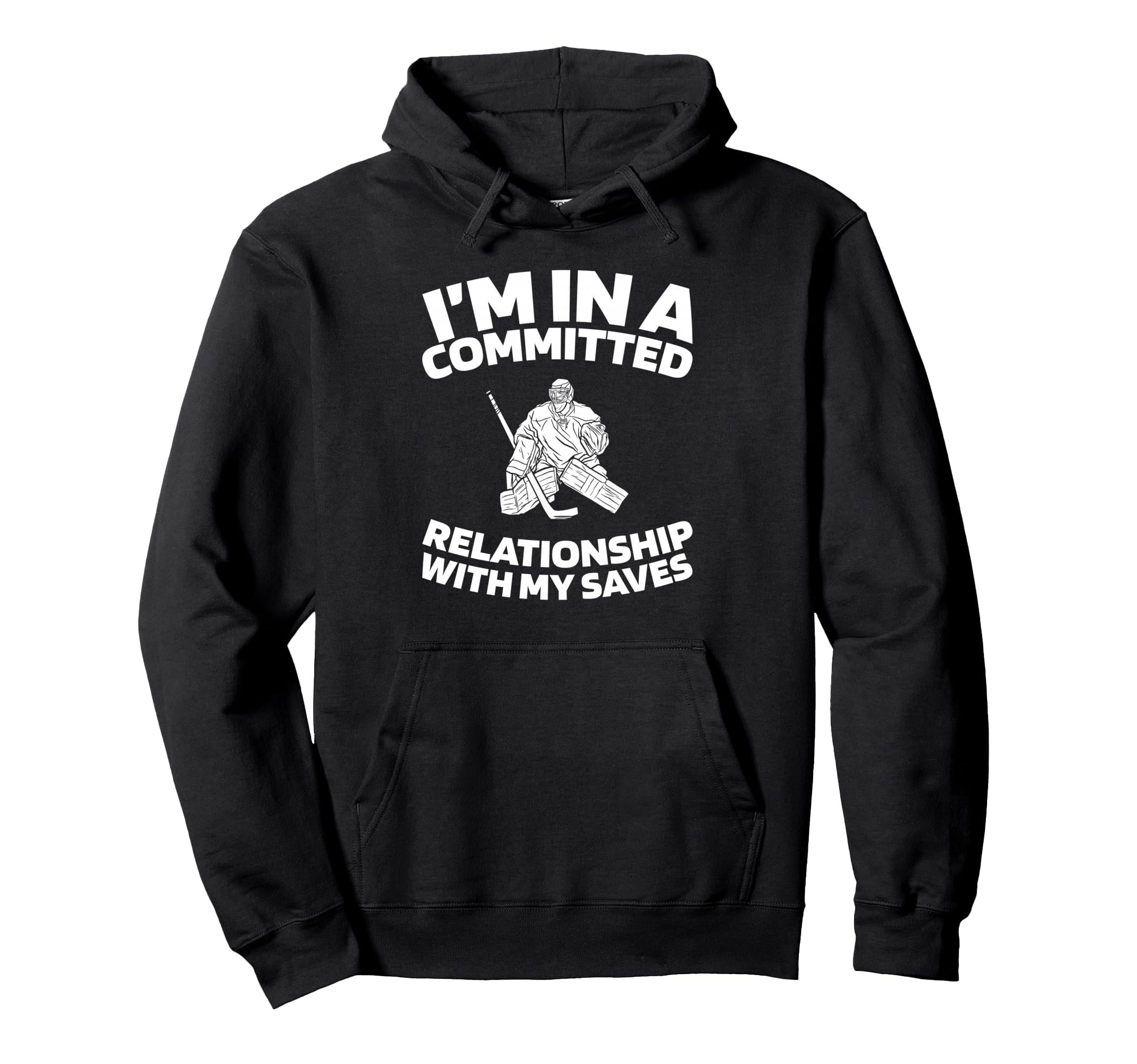 Hockey Goalkeeper Ice Hockey Goalie Hoodie - Graphic Print for Adults - T-Shirt, Sweatshirt, Hoodie