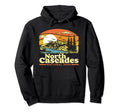 North Cascades National Park 80S Hoodie - Minimalist Print Unisex - T-Shirt, Sweatshirt, Hoodie