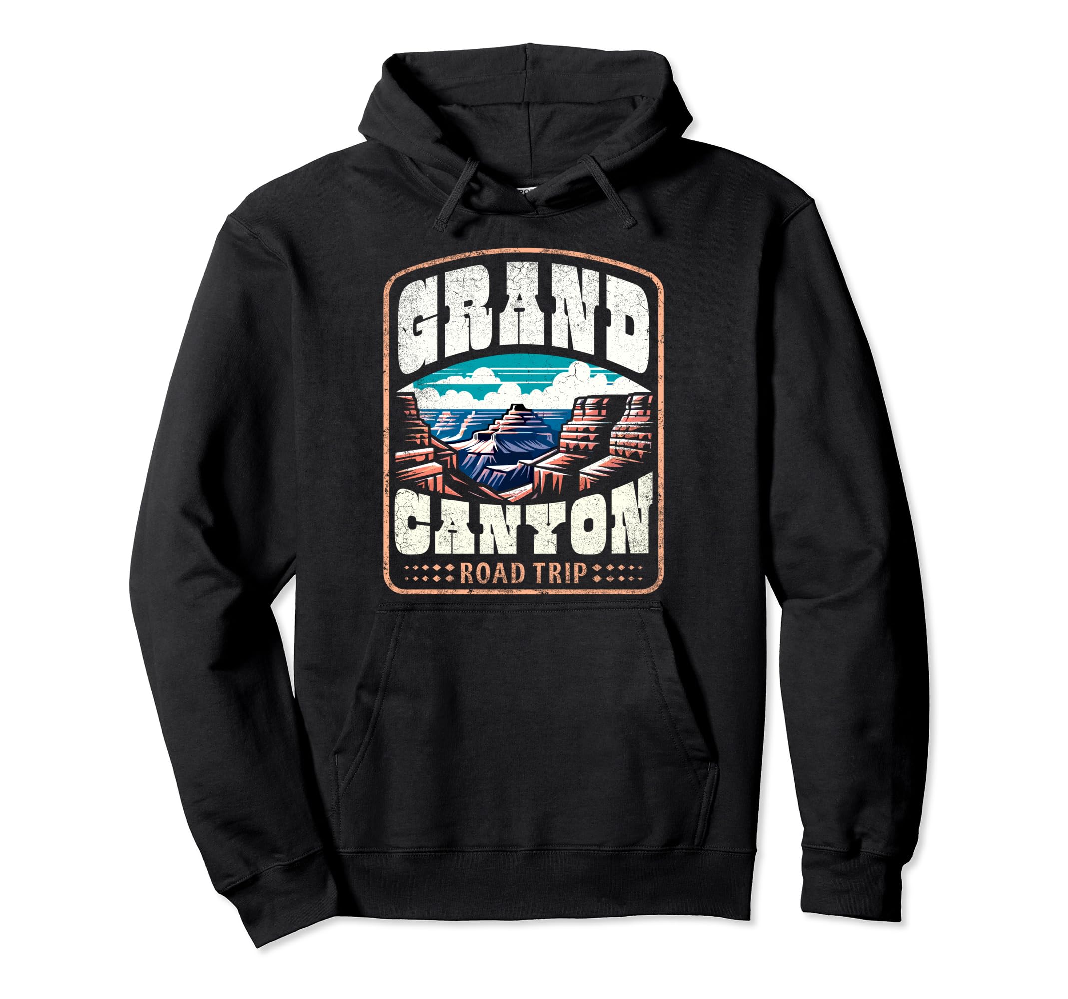 Grand Canyon Road Trip Arizona Hoodie - Fun Novelty Design for Adults - T-Shirt, Sweatshirt, Hoodie