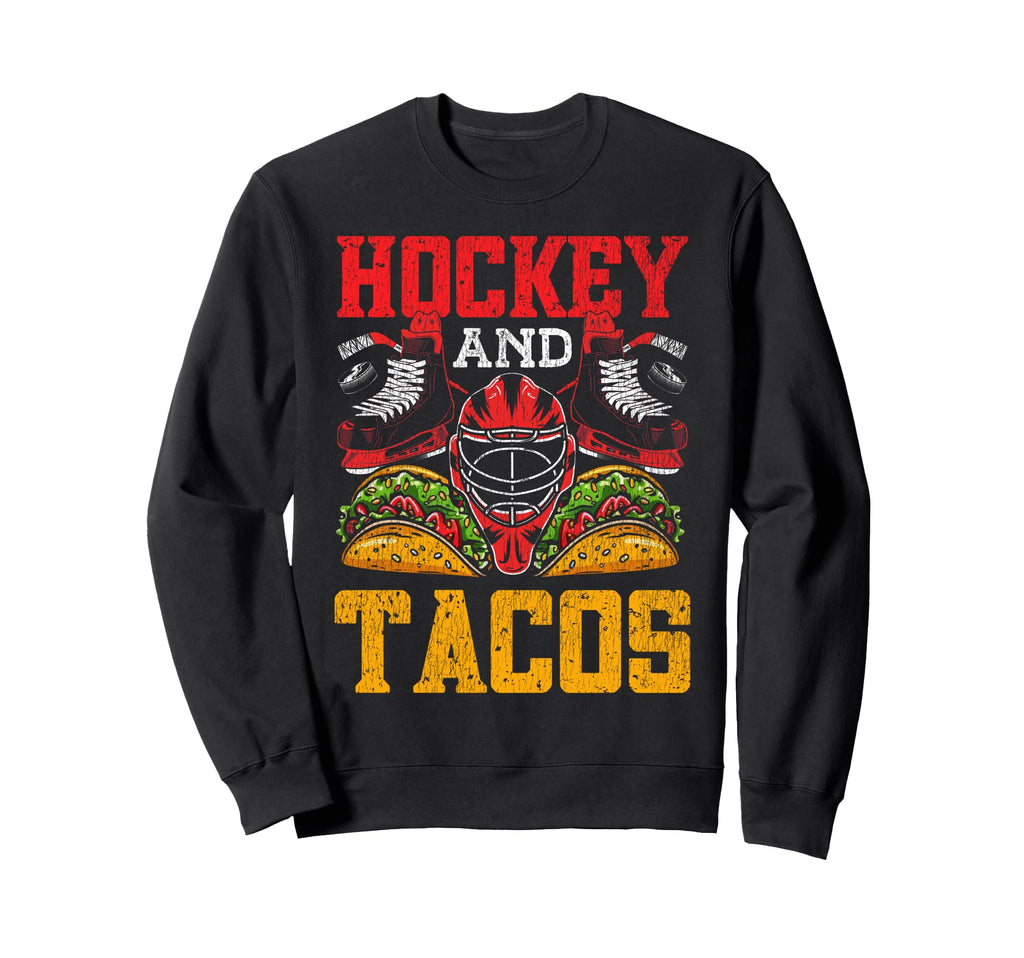 Ice Hockey Goalie Taco Goalkeeper Sweatshirt - Trendy Graphic Unisex - T-Shirt, Sweatshirt, Hoodie