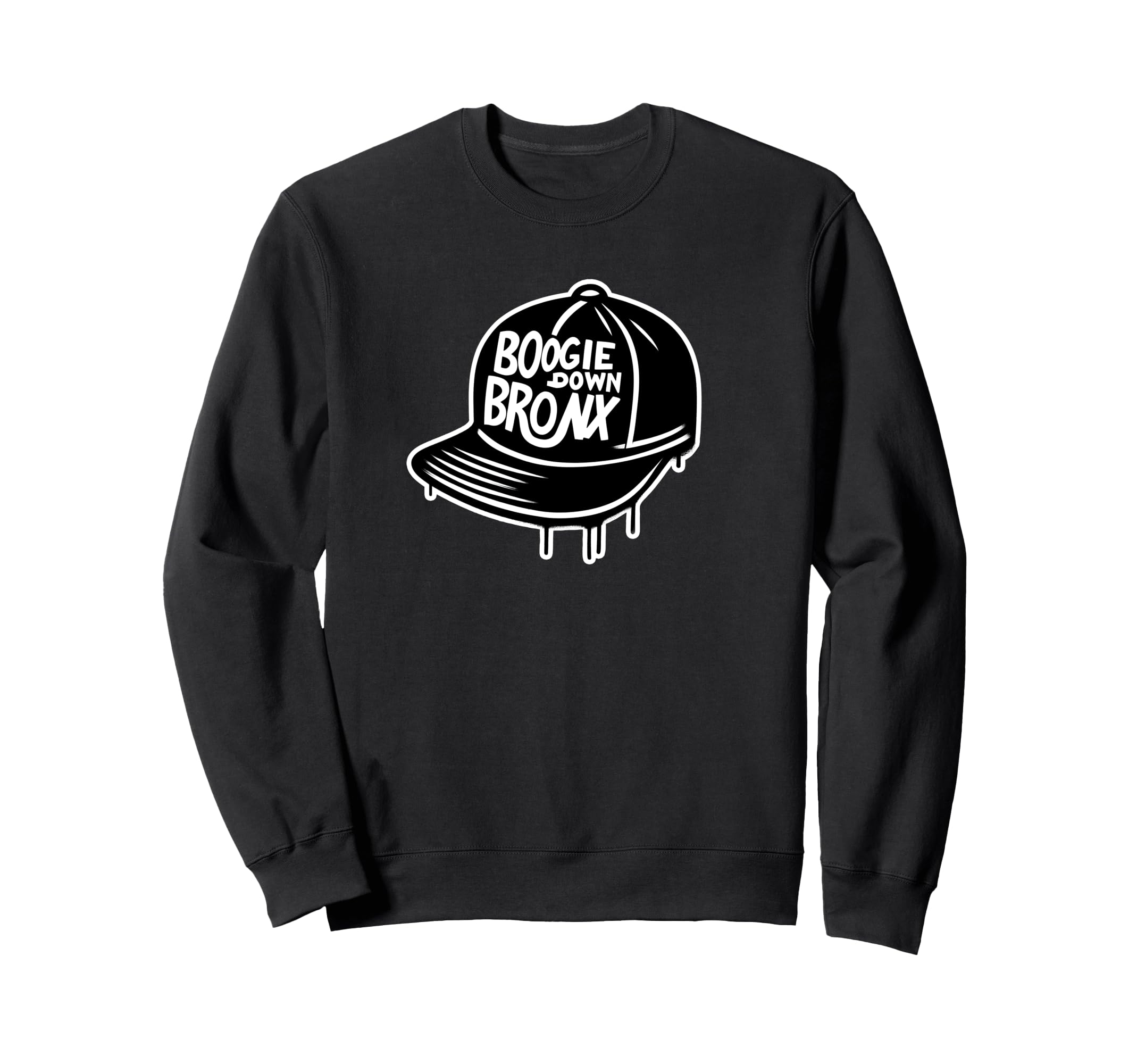 Boogie Down Bronx Ny Hip Hop Rap Old Sweatshirt - Novelty Apparel Unisex - T-Shirt, Sweatshirt, Hoodie