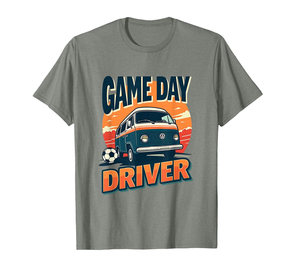 Game Day Driver Soccer Mom T-Shirt - Aesthetic Graphic Unisex - T-Shirt, Sweatshirt, Hoodie