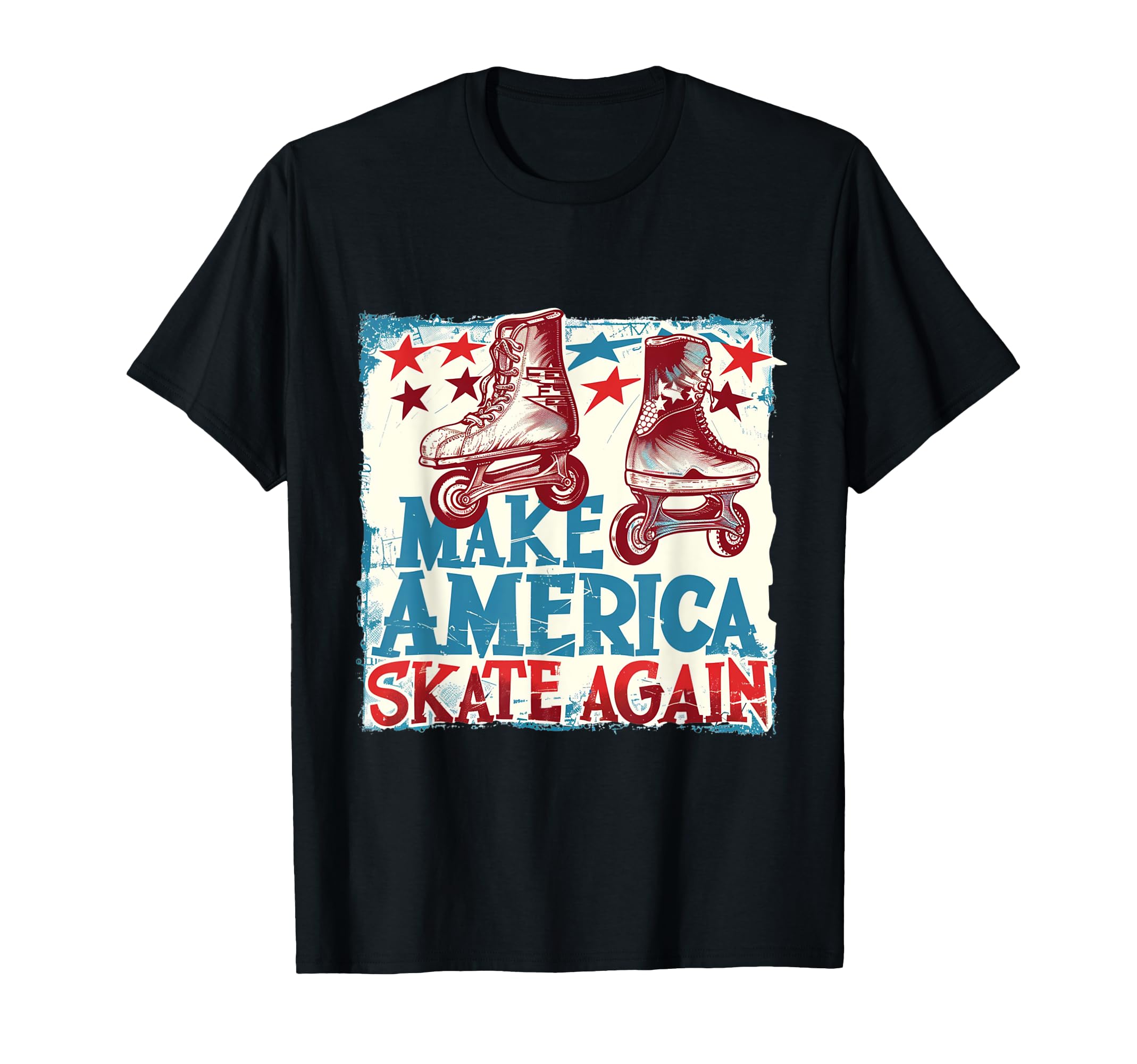 Funny Rollerskating Make America T-Shirt - Streetwear Style Men Women - T-Shirt, Sweatshirt, Hoodie