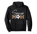 Soccer Mom Leopard Ball Hoodie - Trendy Graphic Unisex - T-Shirt, Sweatshirt, Hoodie