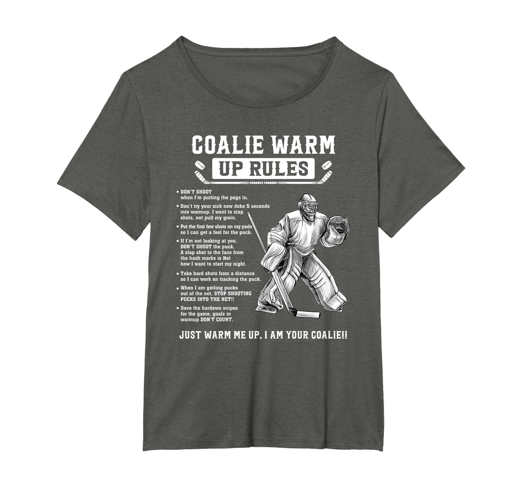 Goalie Warm Up Rules Ice Hockey Goalie T-Shirt - Streetwear Style Unisex - T-Shirt, Sweatshirt, Hoodie