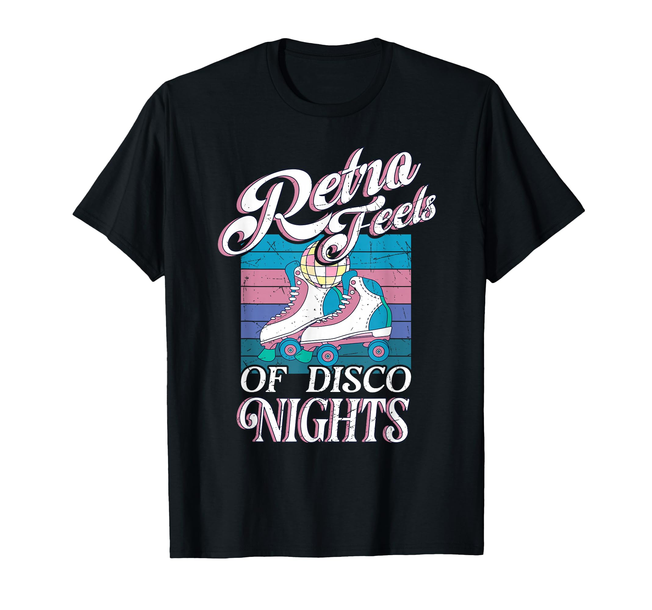 Roller Skating Roller Skates Disco T-Shirt - Aesthetic Graphic for Adults - T-Shirt, Sweatshirt, Hoodie