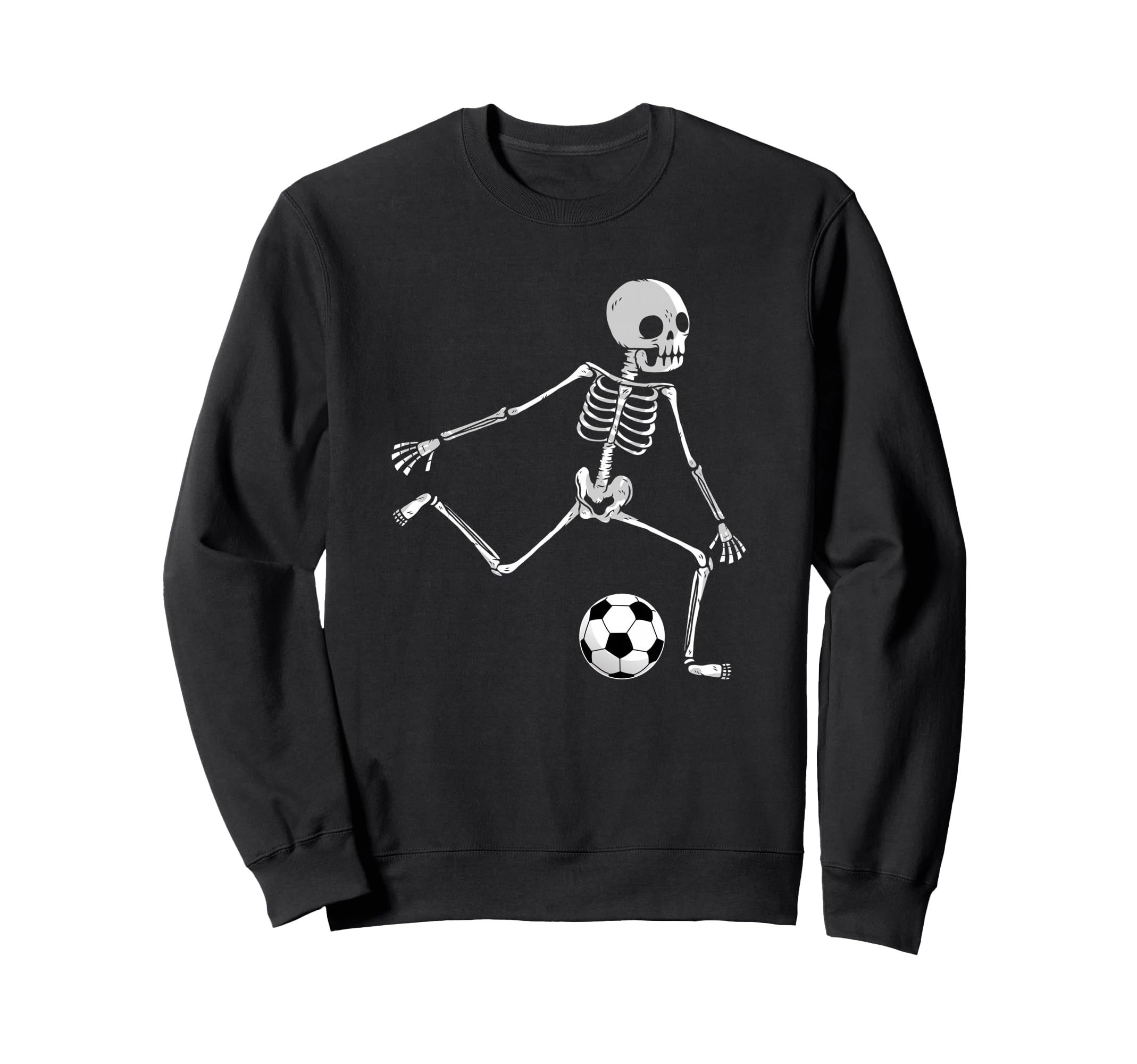 Skeleton Soccer Funny Sweatshirt - Casual Everyday Wear Men Women - T-Shirt, Sweatshirt, Hoodie