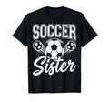 Soccer Sister Sport Ball Sibling Family T-Shirt - Graphic Print Unisex - T-Shirt, Sweatshirt, Hoodie