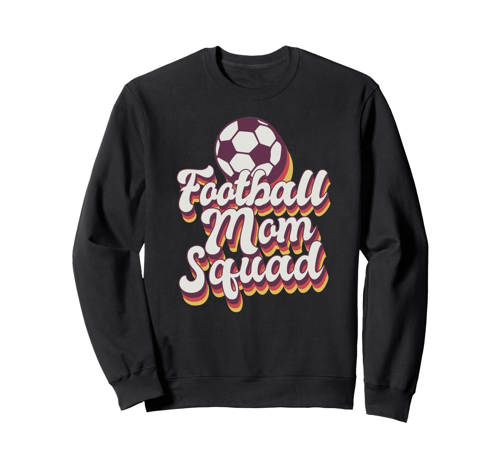 Football Mom Squad Soccer Game Day Sweatshirt - Custom Art Print Unisex - T-Shirt, Sweatshirt, Hoodie