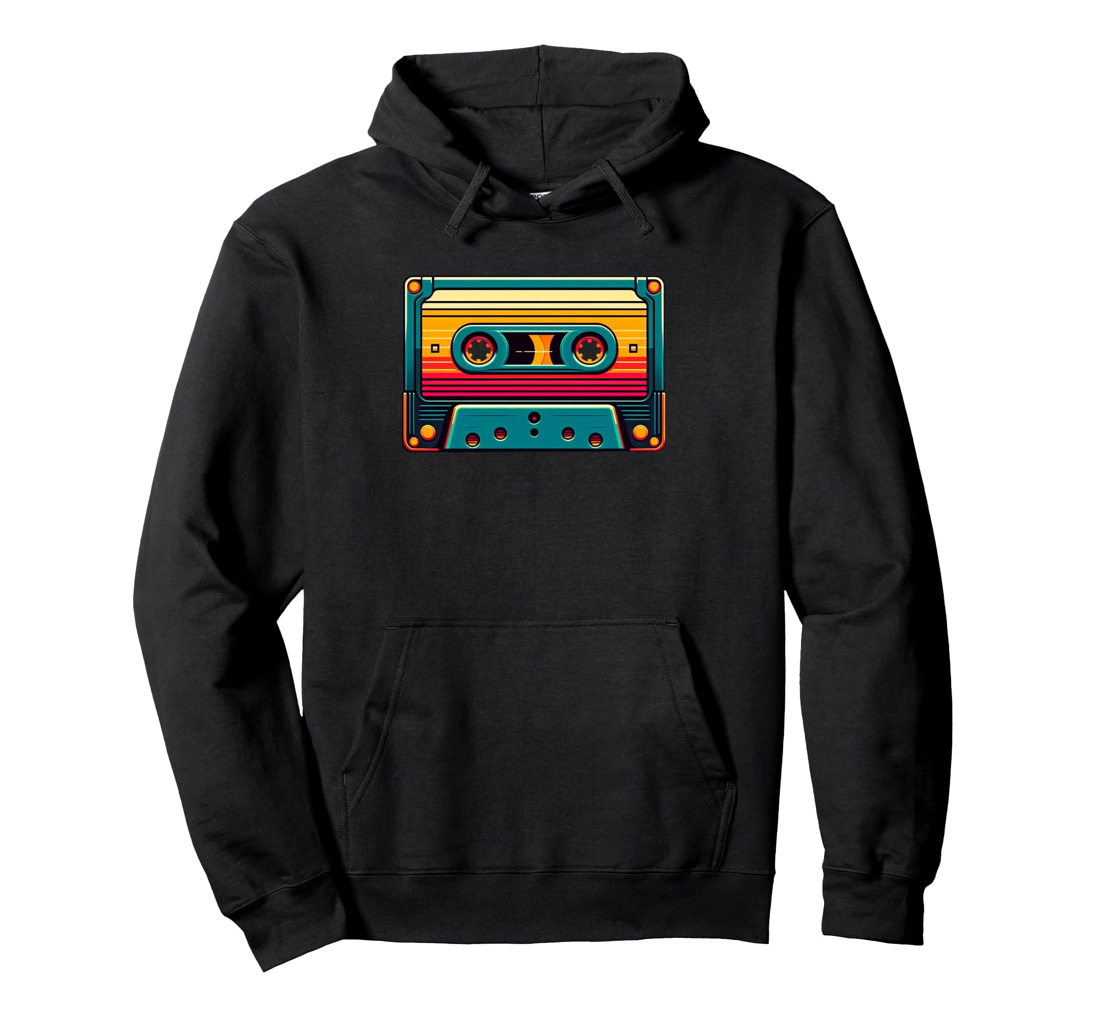 80S 90S Party Costume Nostalgia Cassette Hoodie - Unique Graphic Unisex - T-Shirt, Sweatshirt, Hoodie
