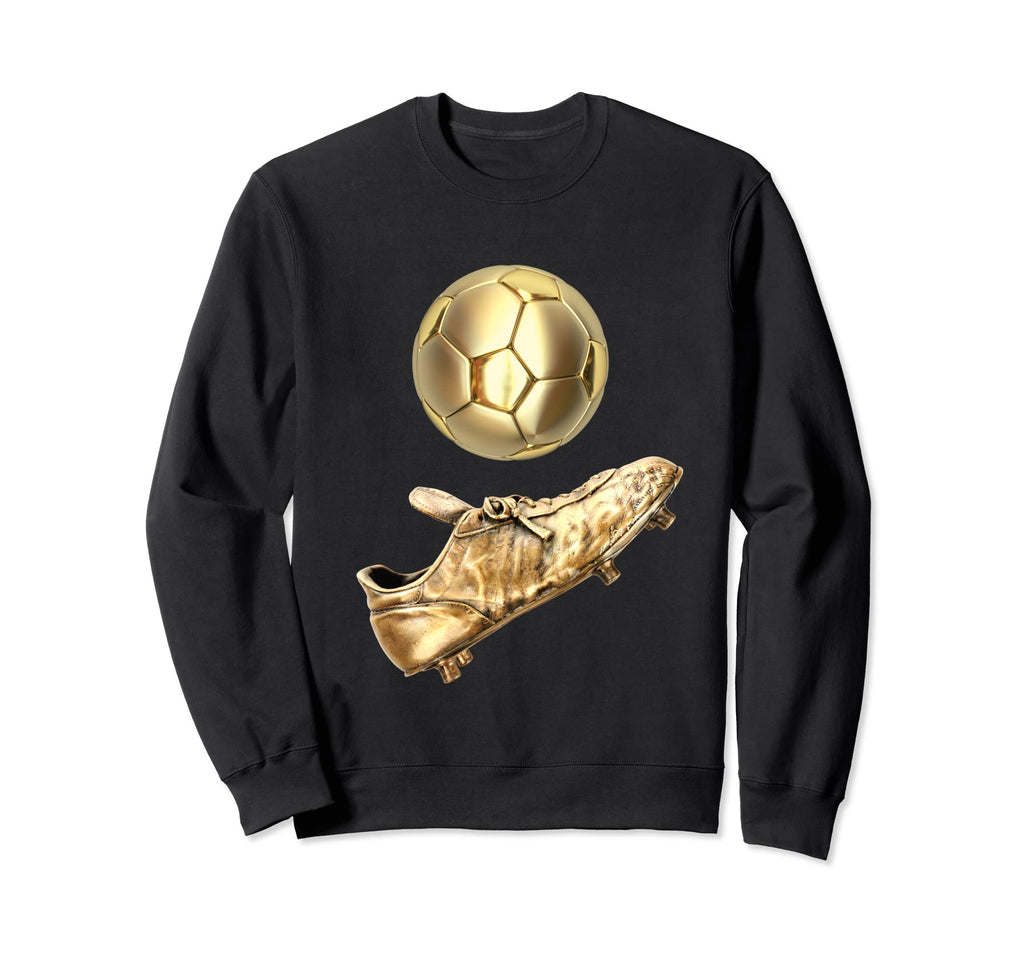 Soccer Champions Award Gold Cleats Sweatshirt - Minimalist Print Unisex - T-Shirt, Sweatshirt, Hoodie