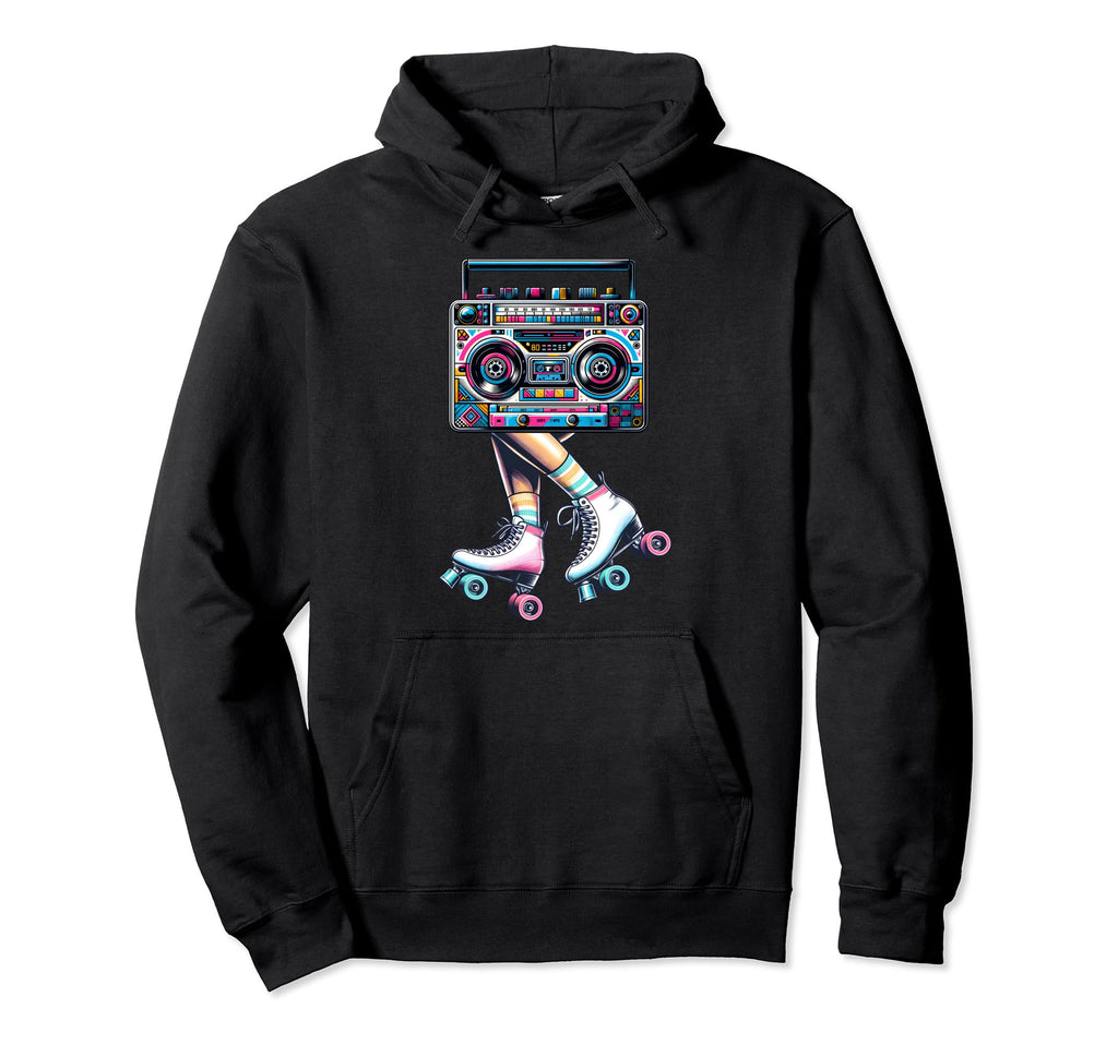 Rollerskates 80S 90S Disco Skating Hoodie - Aesthetic Graphic Men Women - T-Shirt, Sweatshirt, Hoodie