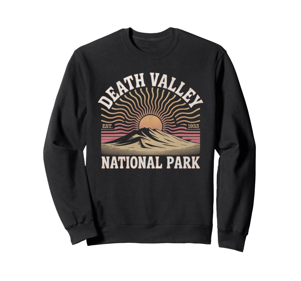 Death Valley National Park Hiking Sweatshirt - Aesthetic Graphic Men Women - T-Shirt, Sweatshirt, Hoodie