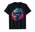 Skull Vaporwave Retrowave Aesthetic T-Shirt - Unique Graphic Men Women - T-Shirt, Sweatshirt, Hoodie