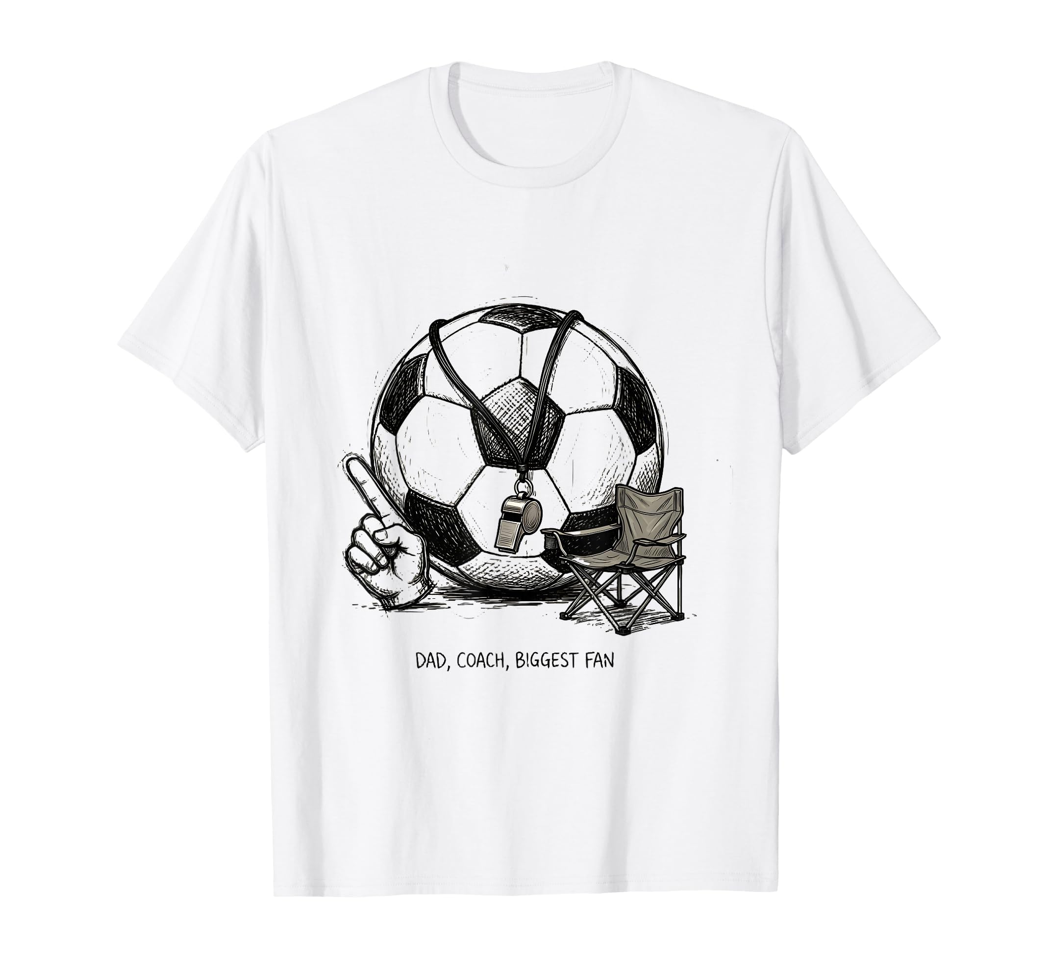 Soccer Dad Coach Biggest Fan T-Shirt - Unique Graphic for Adults - T-Shirt, Sweatshirt, Hoodie