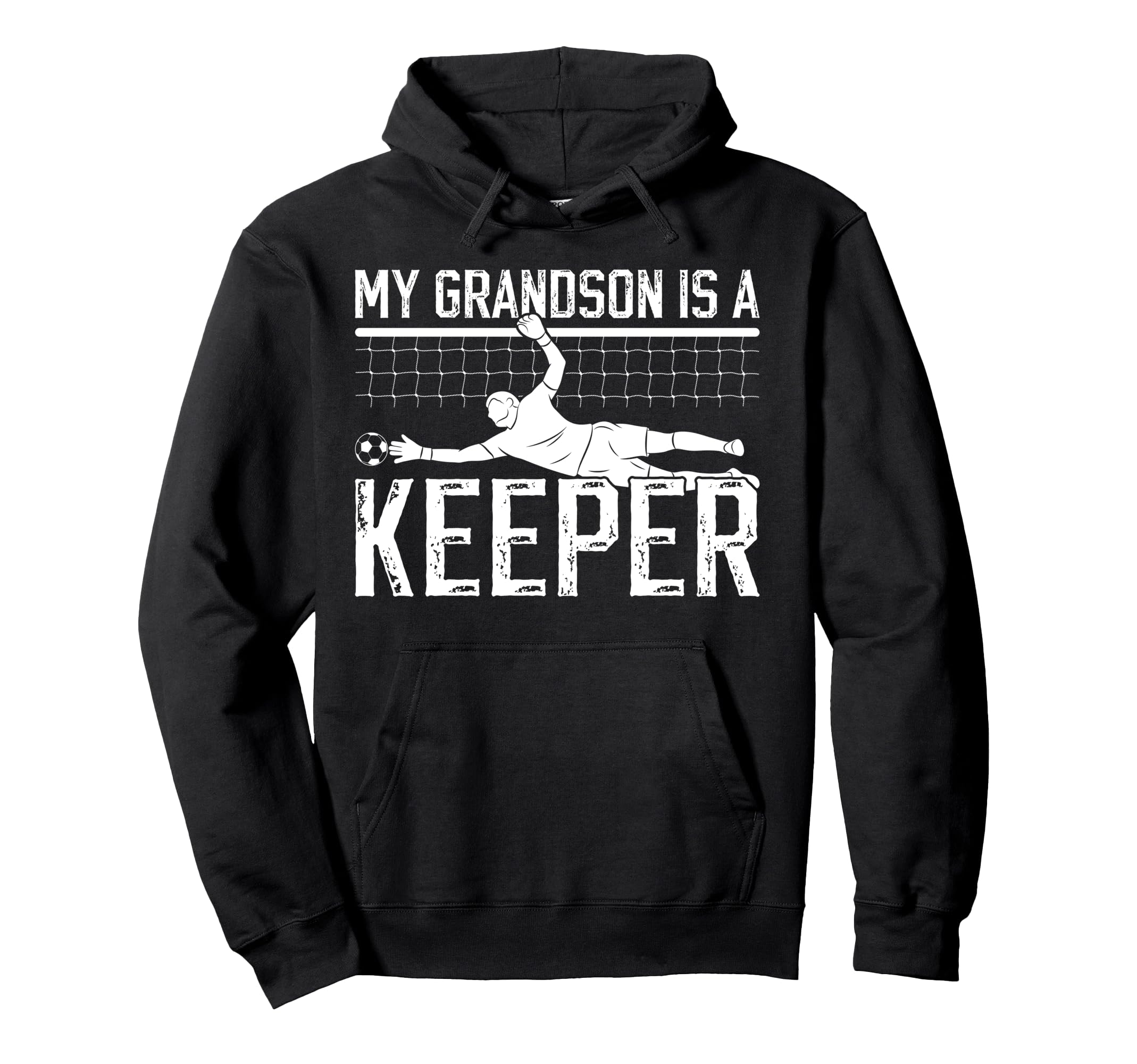 Proud Soccer Keeper Pops Soccer Hoodie - Custom Art Print for Adults - T-Shirt, Sweatshirt, Hoodie