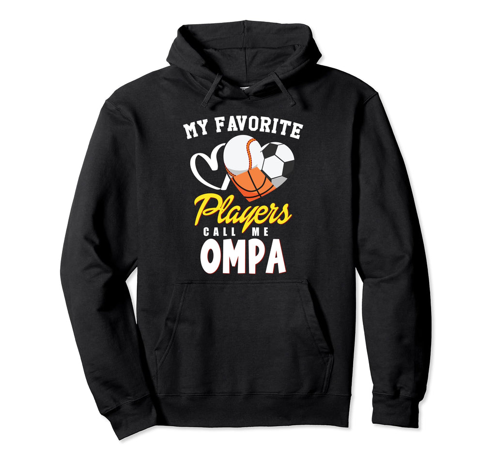 My Favorite Players Baseball Soccer Hoodie - Novelty Apparel for Adults - T-Shirt, Sweatshirt, Hoodie