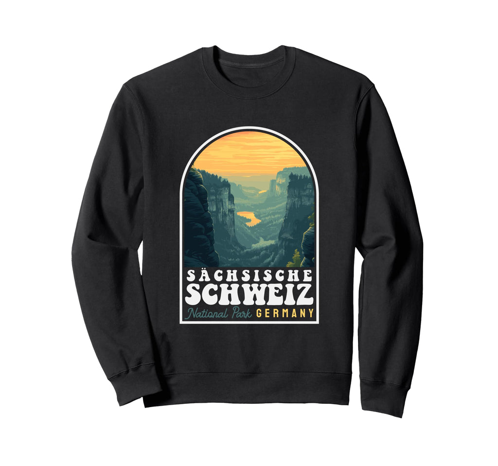 Saxon Switzerland National Park Sweatshirt - Trendy Graphic for Adults - T-Shirt, Sweatshirt, Hoodie