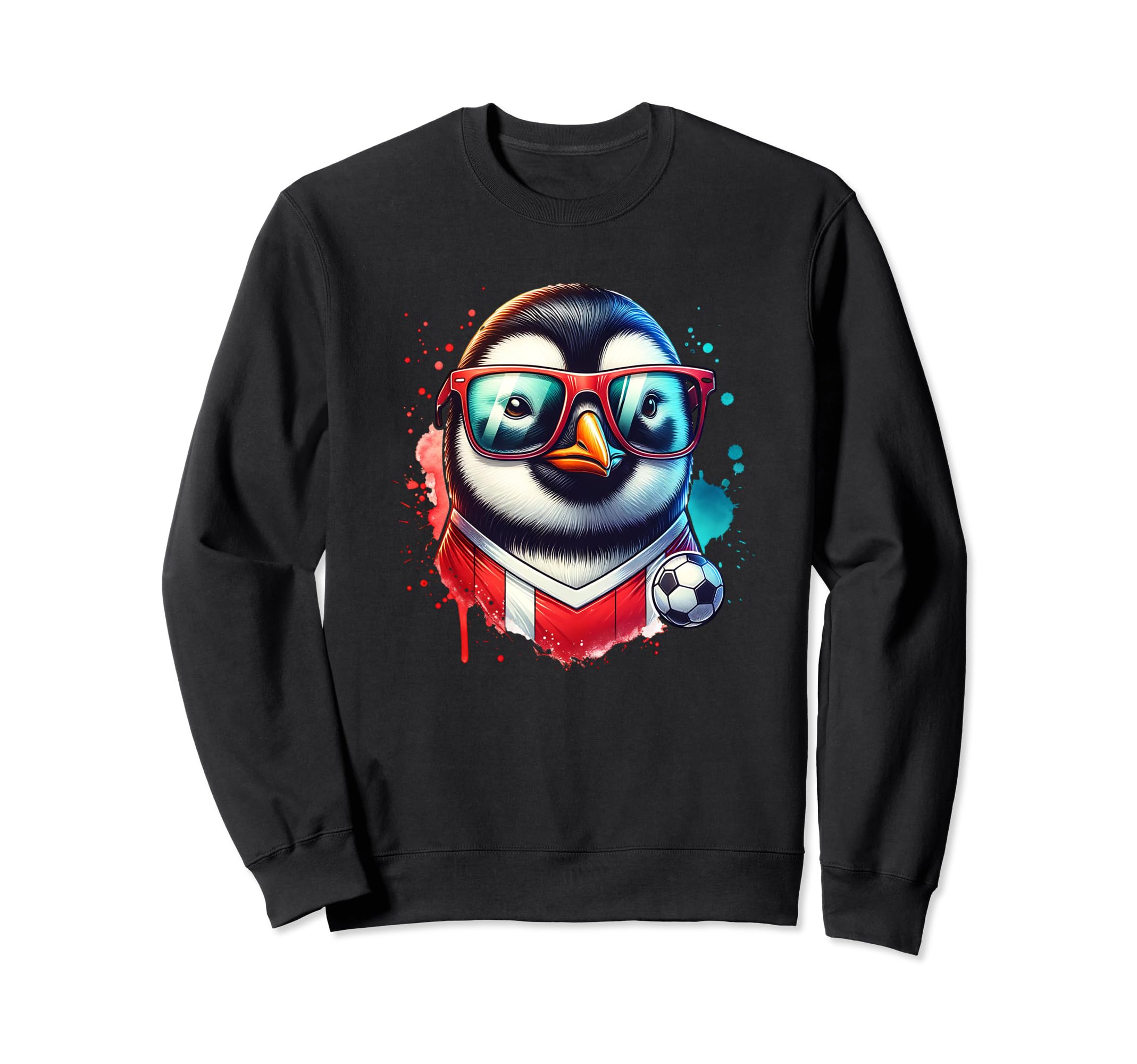 Penguin Funny Soccer Fan Champion Bird Sweatshirt - Novelty Apparel Unisex - T-Shirt, Sweatshirt, Hoodie