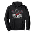 Lacrosse Goalie Crease Beast Funny Lax Player Hoodie - Graphic Print Unisex - T-Shirt, Sweatshirt, Hoodie