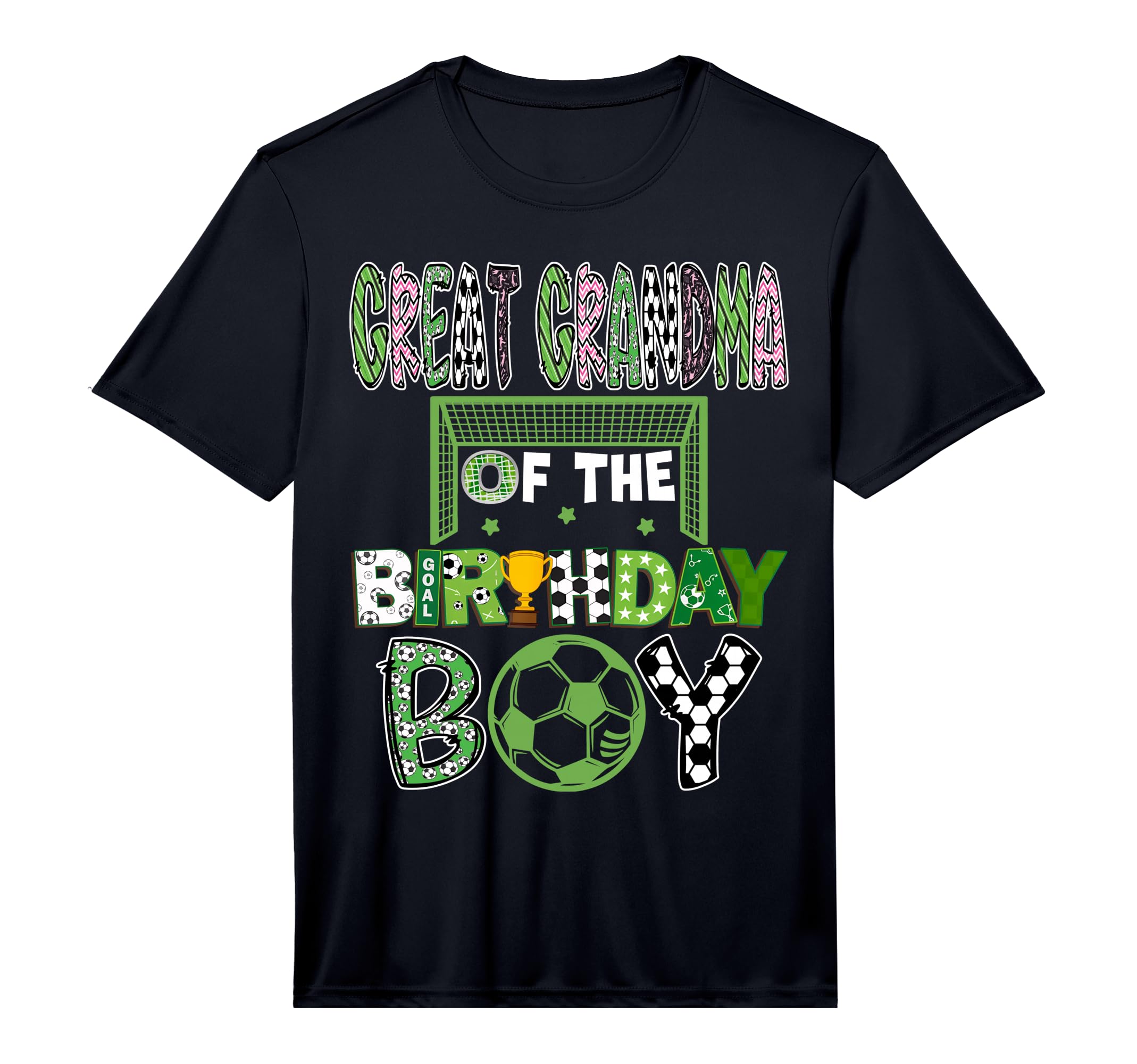 Great Grandma Birthday Soccer Player T-Shirt - Aesthetic Graphic Men Women - T-Shirt, Sweatshirt, Hoodie