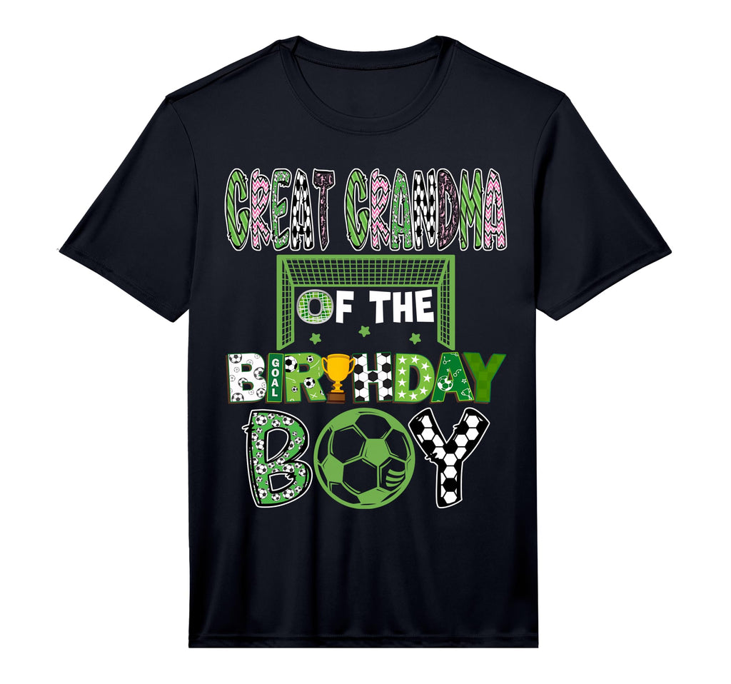 Great Grandma Birthday Soccer Player T-Shirt - Custom Art Print Men Women - T-Shirt, Sweatshirt, Hoodie