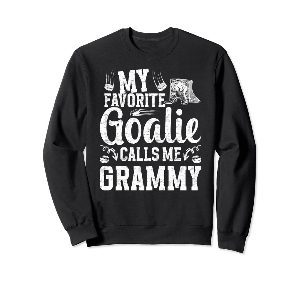 Favorite Ice Hockey Goalie Grammy Sweatshirt - Trendy Graphic for Adults - T-Shirt, Sweatshirt, Hoodie