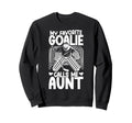 Proud Ice Hockey Goalie Aunt Hockey Sweatshirt - Unique Graphic for Adults - T-Shirt, Sweatshirt, Hoodie