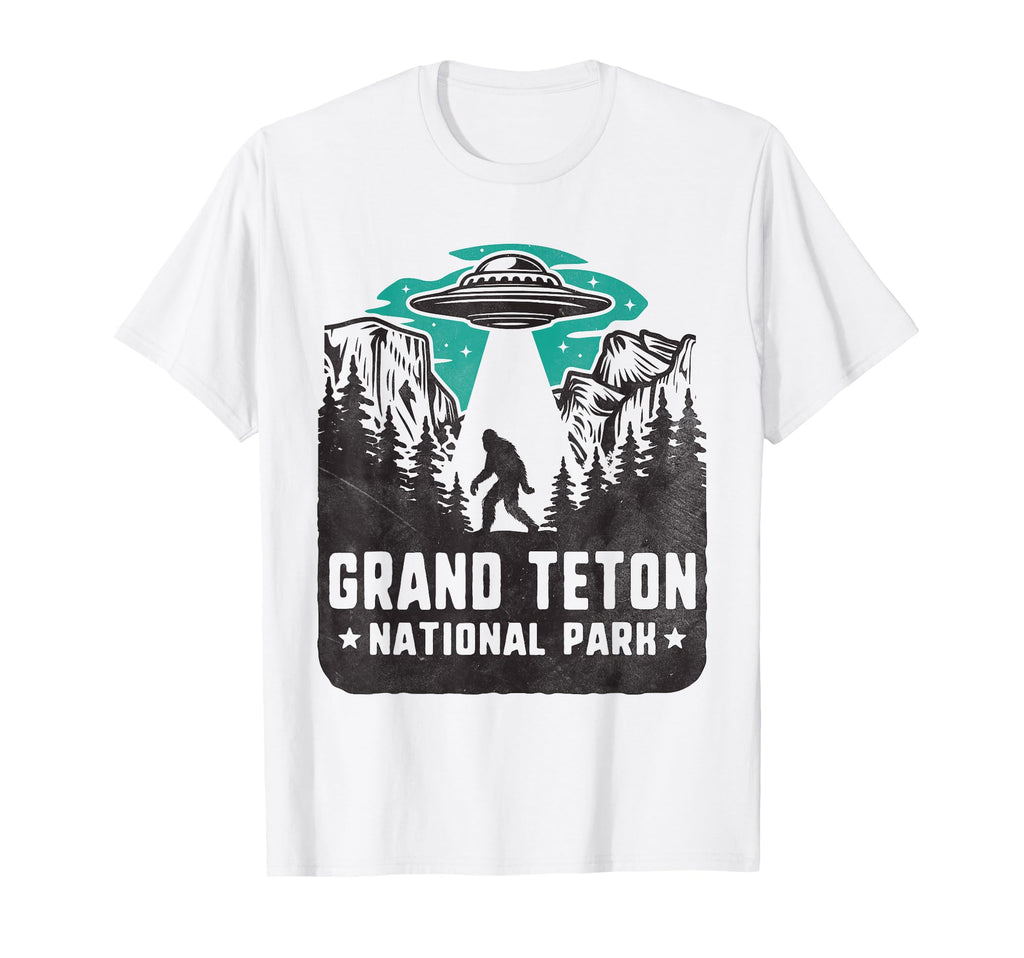 Grand Teton National Park Ufo And T-Shirt - Trendy Graphic Men Women - T-Shirt, Sweatshirt, Hoodie