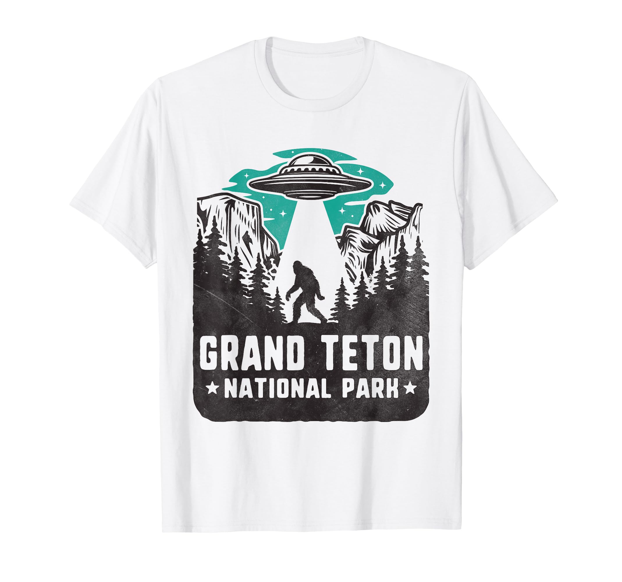Grand Teton National Park Ufo And T-Shirt - Trendy Graphic Men Women - T-Shirt, Sweatshirt, Hoodie