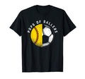 Pops Ballers Father Daughter Softball T-Shirt - Trendy Graphic for Adults - T-Shirt, Sweatshirt, Hoodie