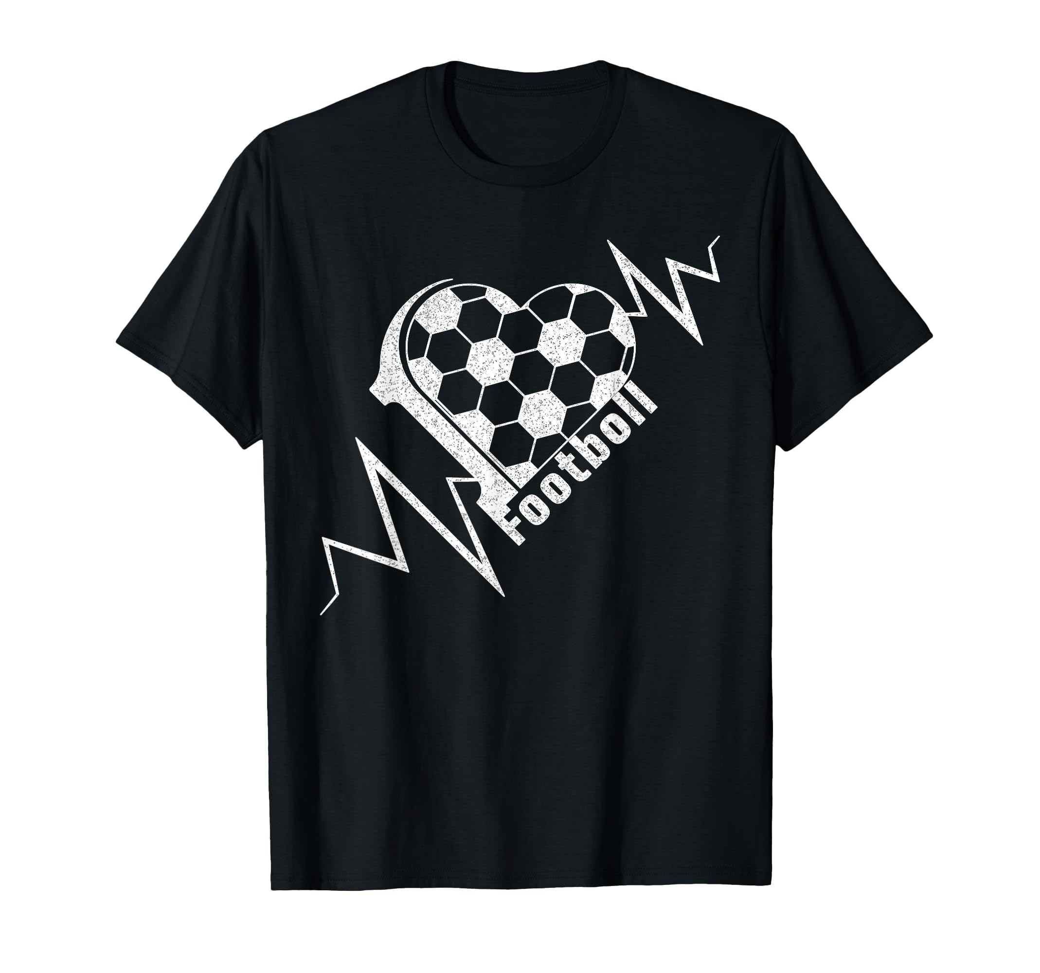 Football Heartbeat Pulse Soccer T-Shirt - Fun Novelty Design Men Women - T-Shirt, Sweatshirt, Hoodie