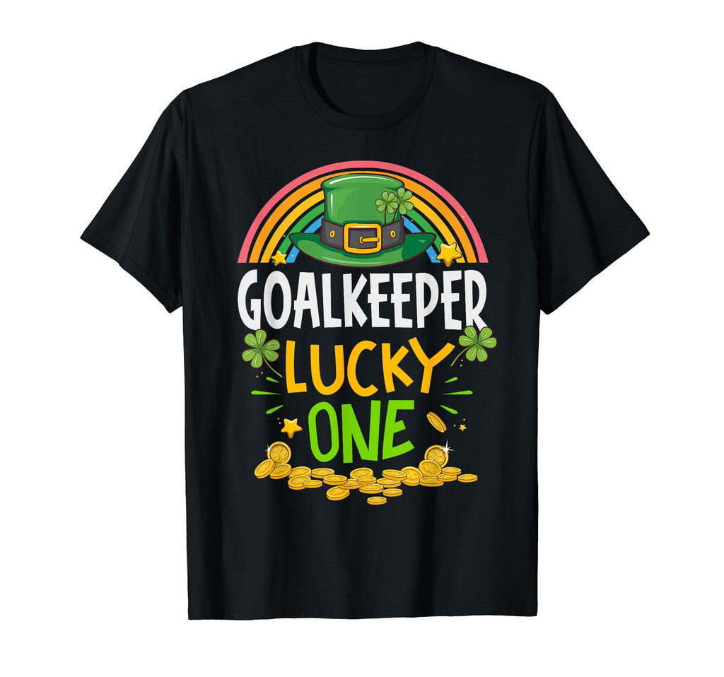 St Patricks Day Goalkeeper Lucky One T-Shirt - Novelty Apparel for Adults - T-Shirt, Sweatshirt, Hoodie