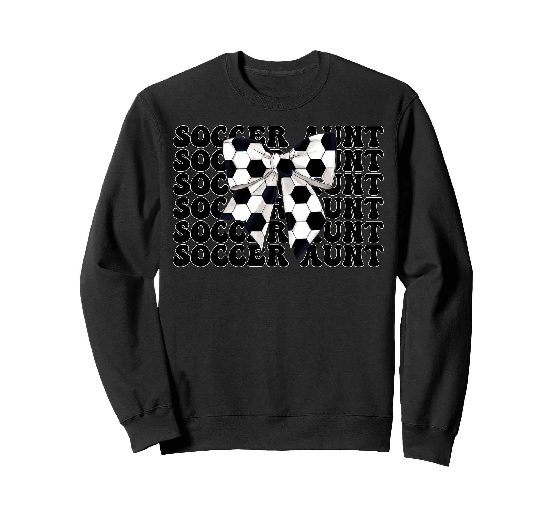 Soccer Aunt Soccer Auntie Sweatshirt - Aesthetic Graphic Men Women - T-Shirt, Sweatshirt, Hoodie
