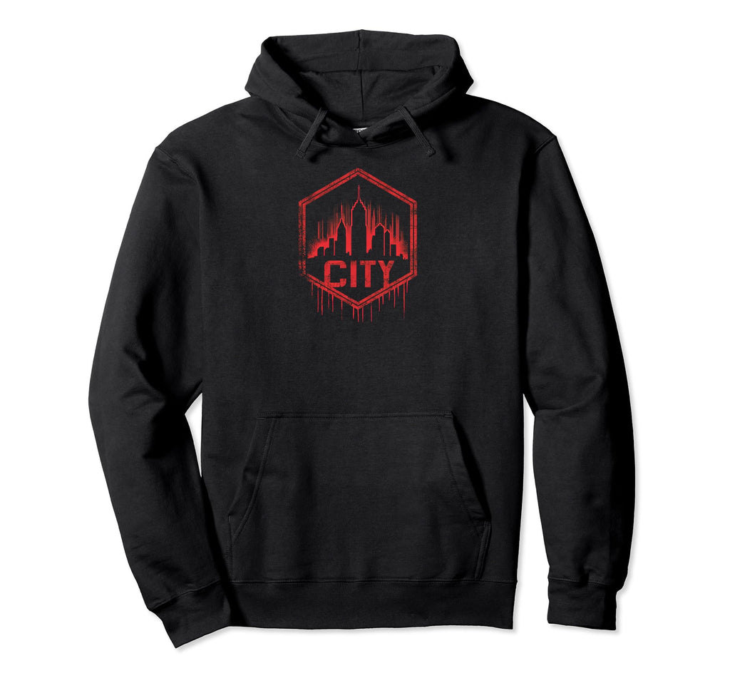 Rip City Grit 90S Grunge Urbandecay Mens Hoodie - Trendy Graphic Unisex - T-Shirt, Sweatshirt, Hoodie