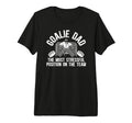 Mens Funny Hockey Goalie Dad Hockey T-Shirt - Unique Graphic Men Women - T-Shirt, Sweatshirt, Hoodie