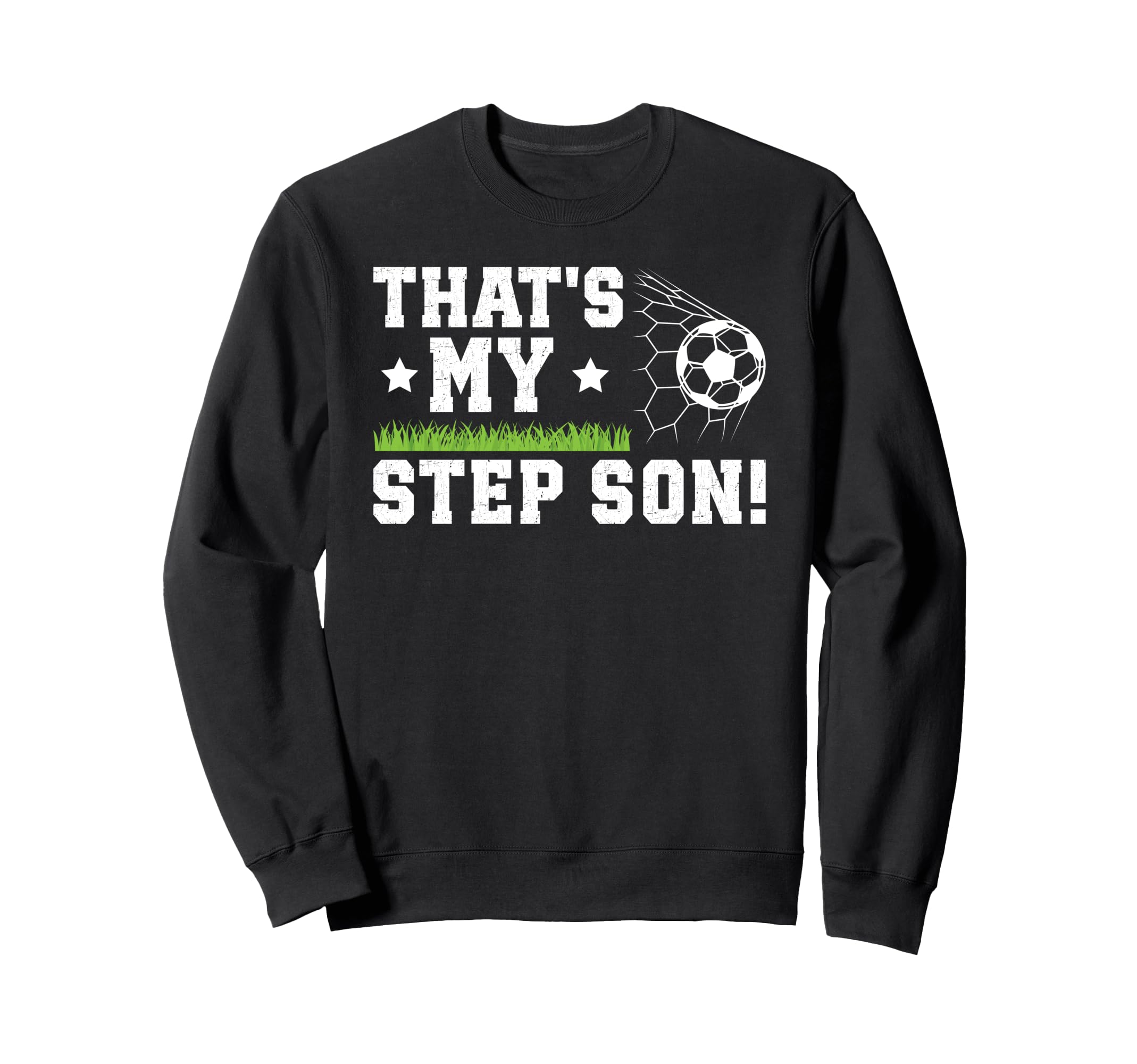Proud Soccer Step Dad Soccer Player Sweatshirt - Unique Graphic Unisex - T-Shirt, Sweatshirt, Hoodie