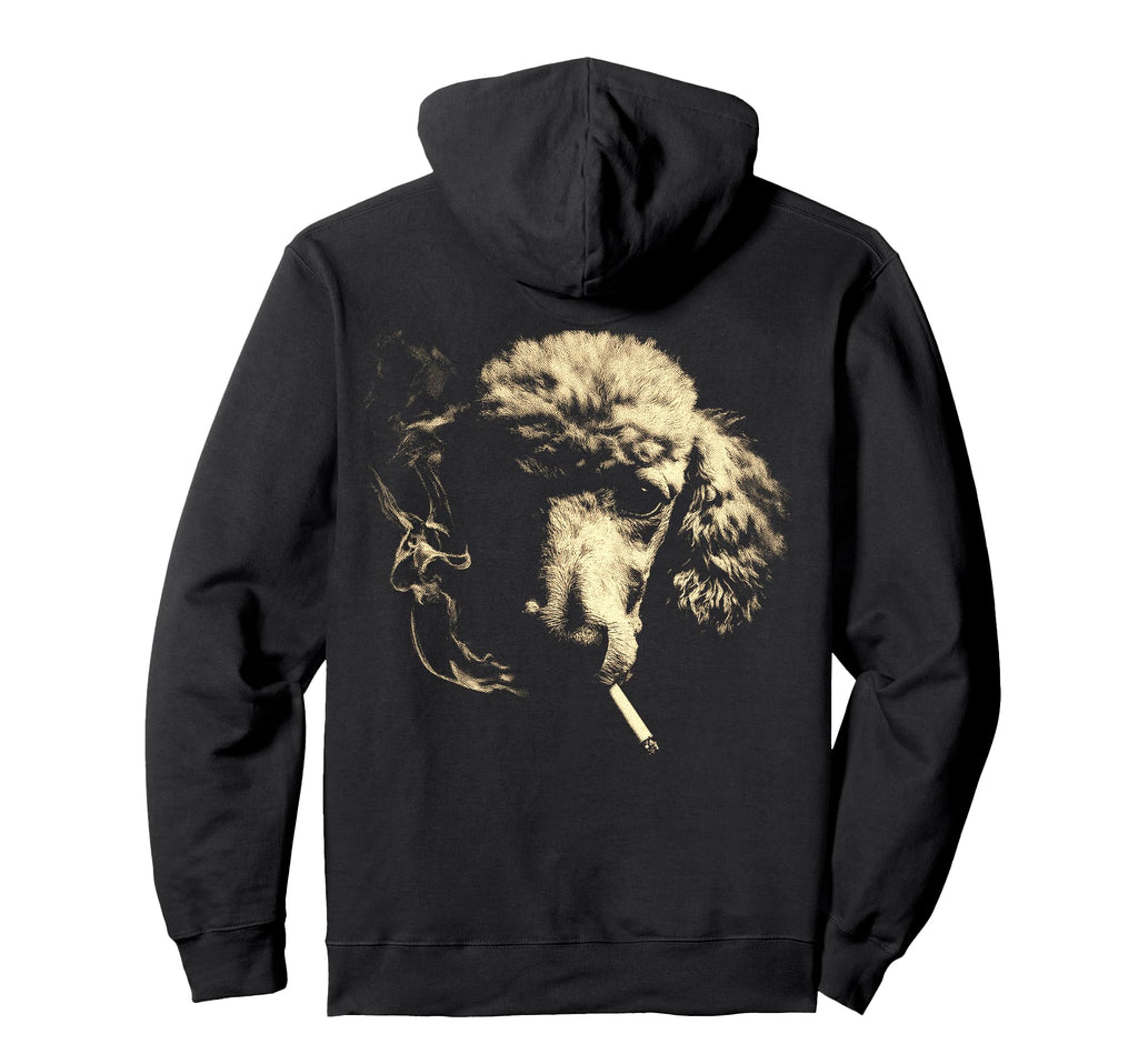 Poodle Smoking Cigarette Grunge Meme 90S Hoodie - Trendy Graphic Unisex - T-Shirt, Sweatshirt, Hoodie